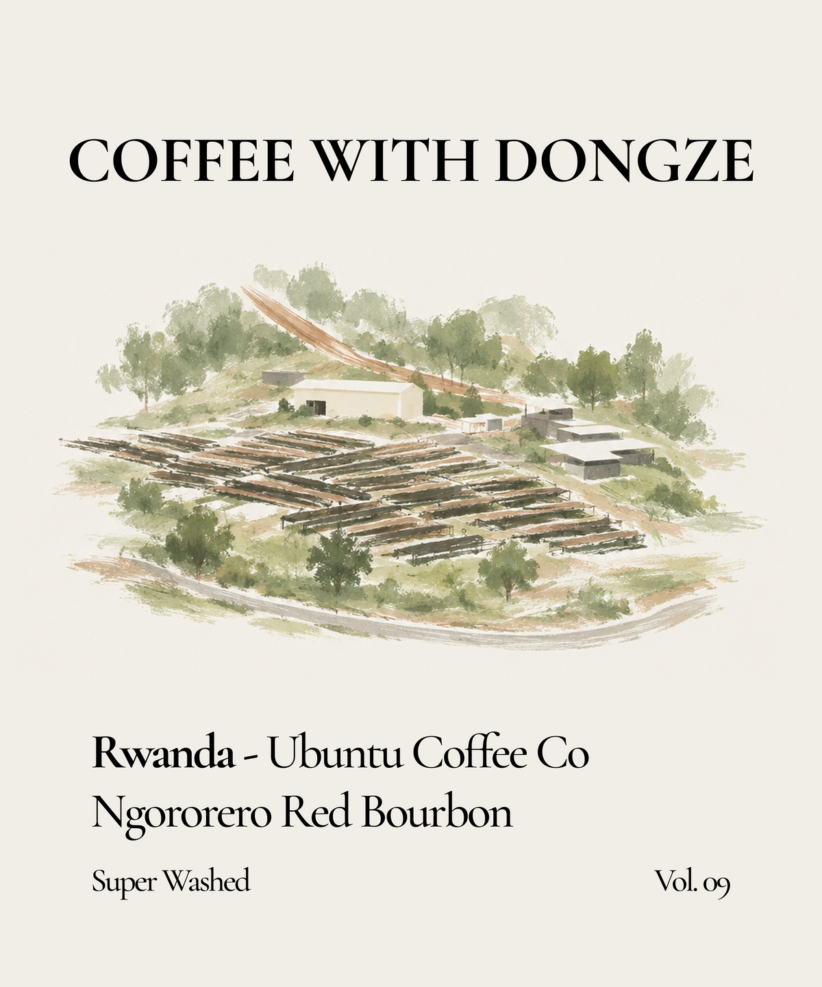 Rwanda Ubuntu Coffee Ngororero Super Washed