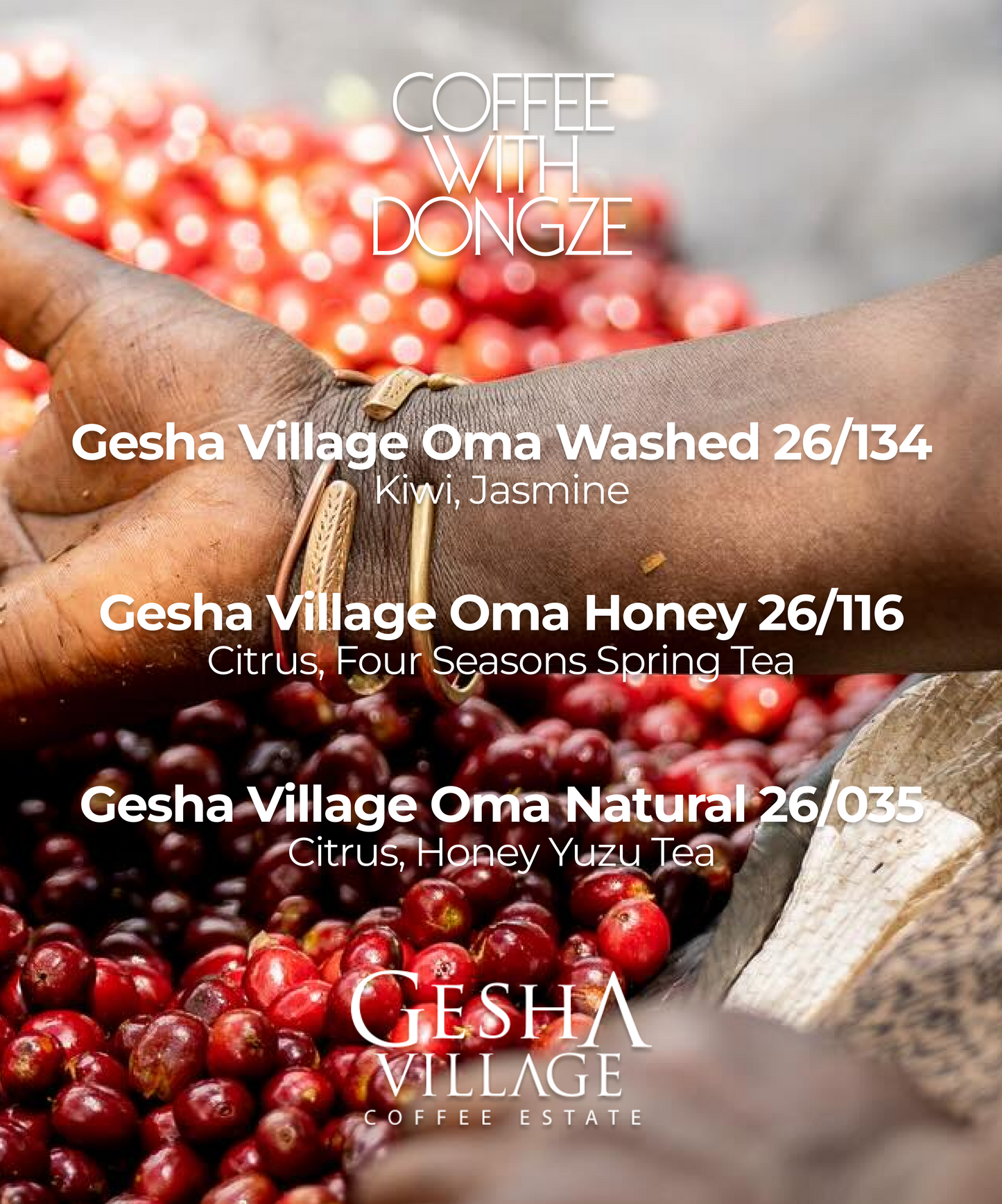 Gesha Village Lot Oma Tasting Set